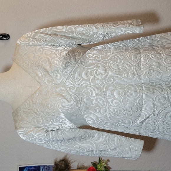 VINTAGE Handmade Quilt Metal Zipper Dress Small - Picture 4 of 16